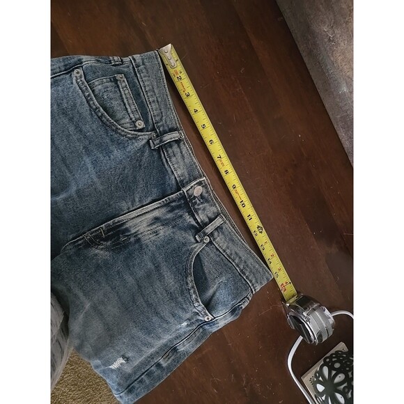 Gap Denim Girlfriend Jeans Womens Size 2 26 Distressed Raw Hem Acid Wash Womens - Picture 13 of 17